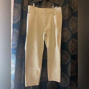 Light Green Straight Leg Jeans
